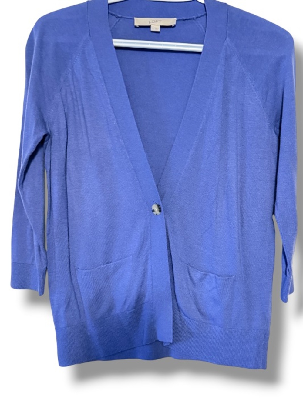 Ann Taylor LOFT Women’s Cardigan Shrug Periwinkle Blue Sweater